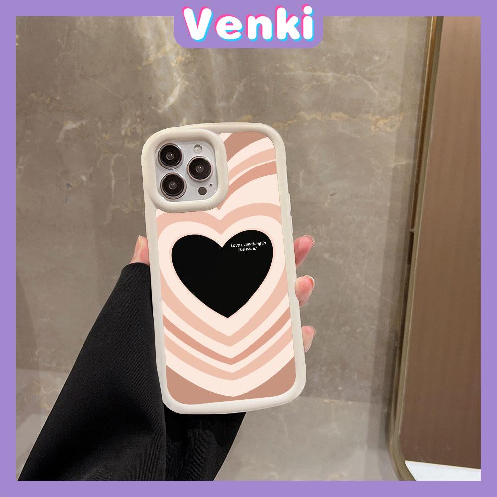 VENKI - For iPhone 11 Case Large Hole Frosted Blister TPU Soft Case Shockproof Protective Camera Heart Compatible with iPhone 14 13 Pro max 12 Pro Max 11 xr xs max 7Plus 8Plus