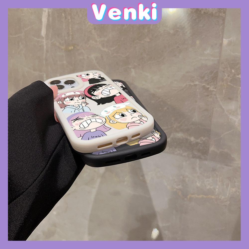 VENKI - For iPhone 11 iPhone Case Matte Feel TPU Soft Case Black Beige Shockproof Protection Camera Love Heart Compatible with iPhone 14 13 Pro max 12 Pro Max 11 xr xs max 7 8Plus