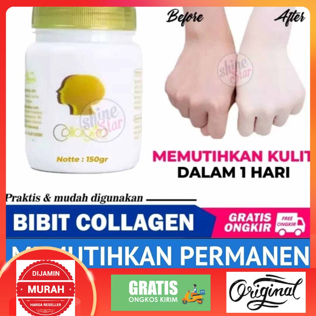 GARANSI KEASLIAN PRODUK BIBIT COLLAGEN BY SH COSMETICS ORIGINAL BPOM LOTION