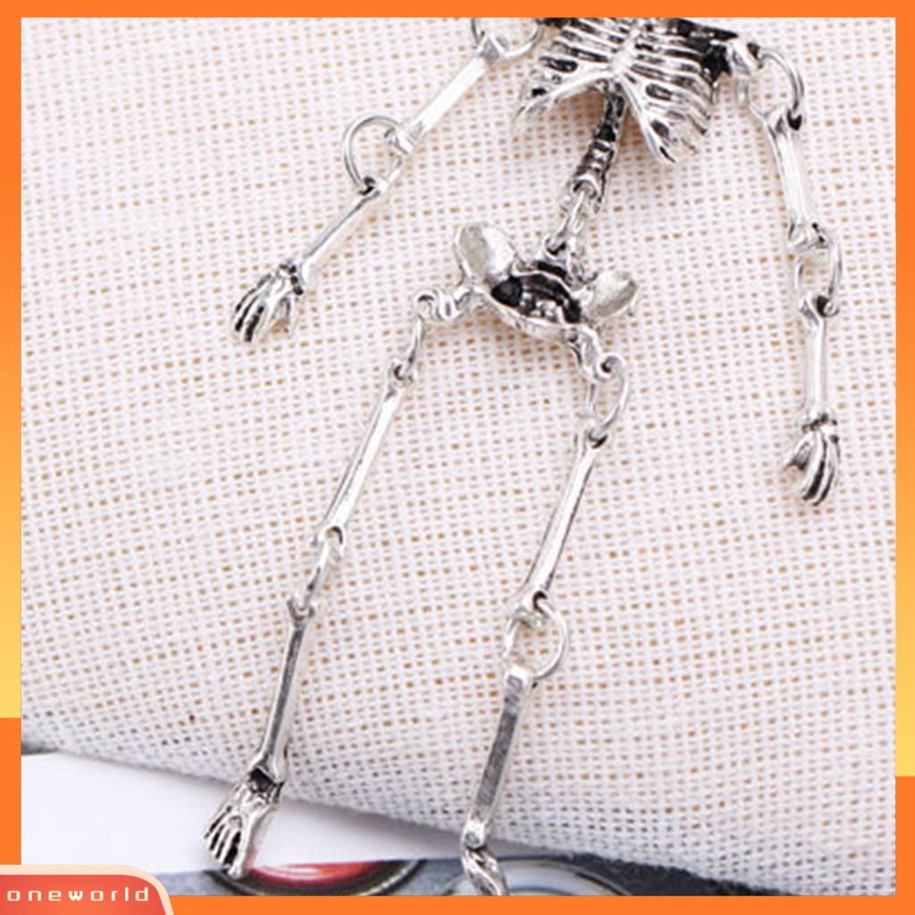 [EONE] Kalung Wanita Bentuk Tengkorak Hajatan Halloween Vintage Adjustable Necklace Untuk Pertunjukan