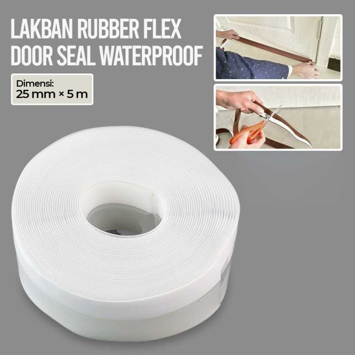 

Lakban Rubber FlexAlloet Door Seal Strip Bottom Seal Waterproof - TP39