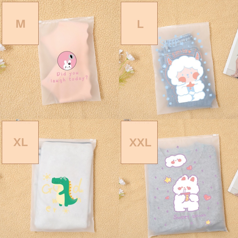 Travel Bag Zipper Lock Pouch Organizer Serbaguna Plastik Sepatu Anti Air Ukuran Besar