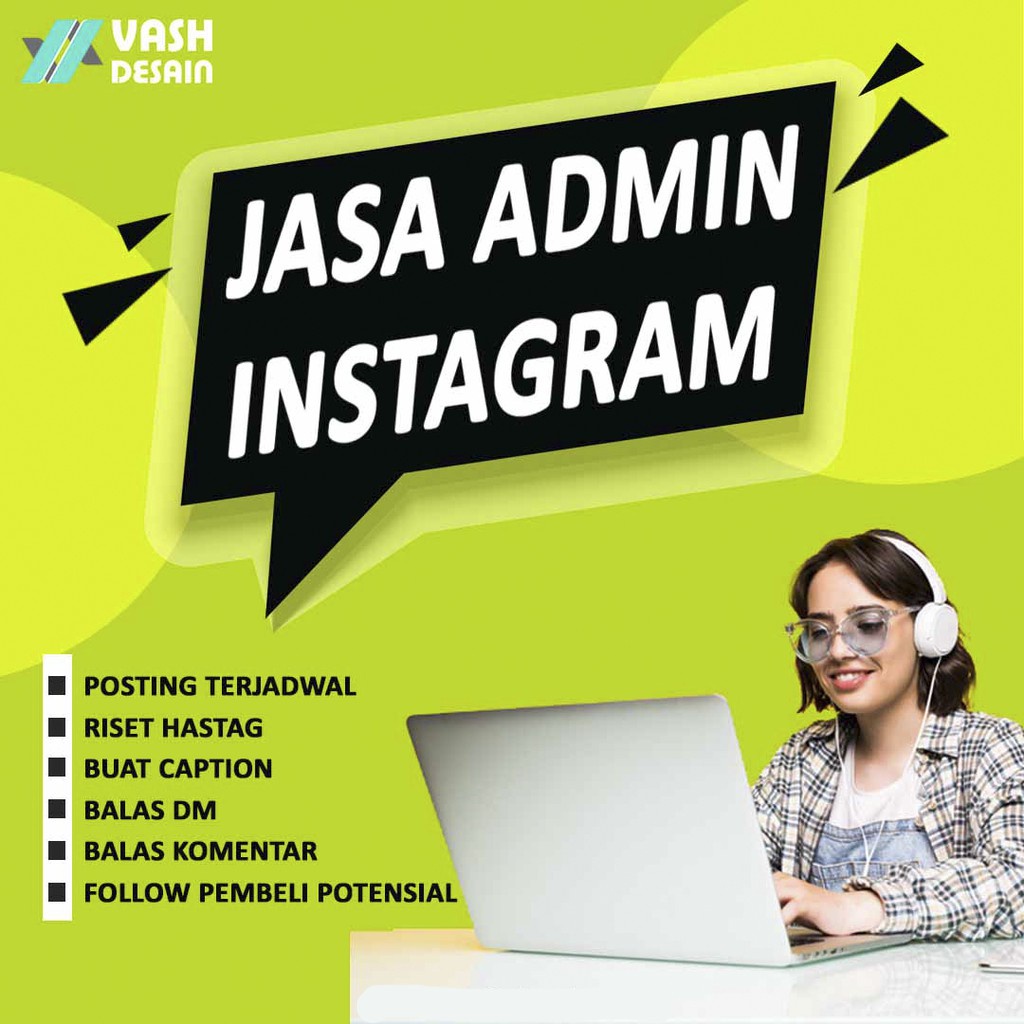 Jual JASA ADMIN INSTAGRAM - posting - membuat caption - riset hastag - balas DM dan komentar