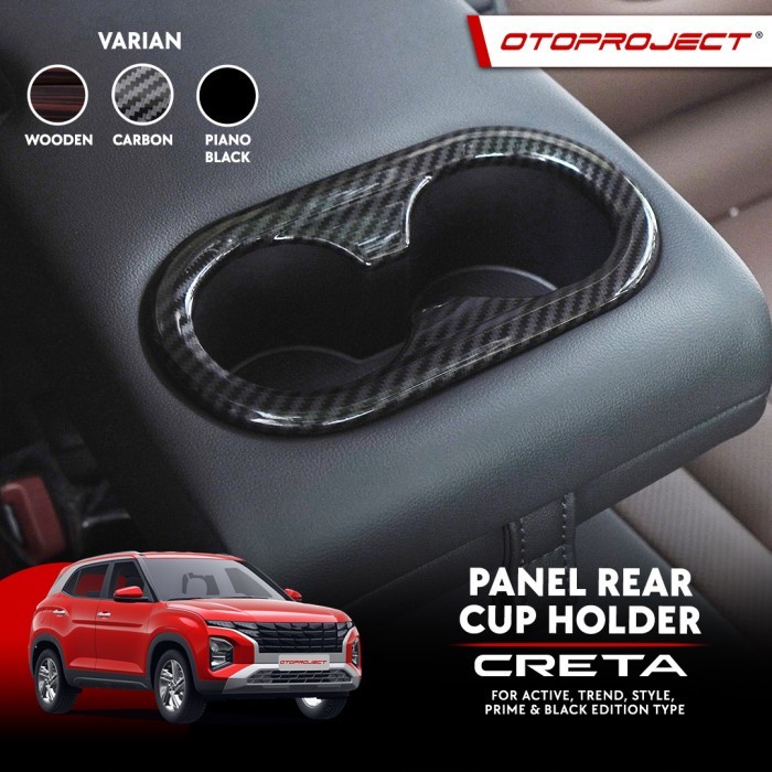 Otoproject Panel Rear Cup Holder Creta 2022 2023