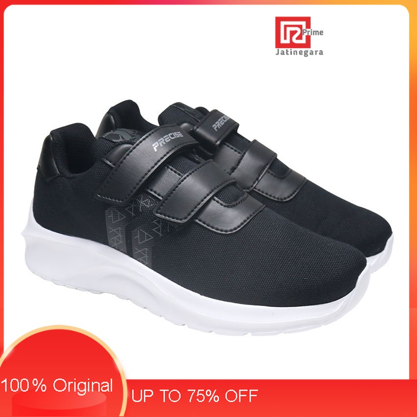 Precise Orion W Sepatu Sneakers Sekolah Pria - Black/WhiteRAMAYANA JAKTIM