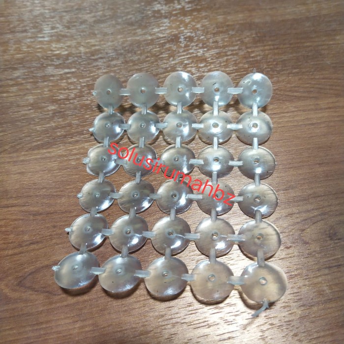 ring karet 30 pcs bening bulat alas skrup sekrup atau paku asbes seng