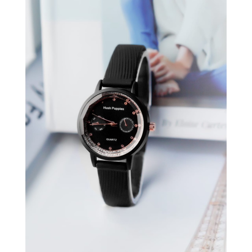 BAJ Jam Tangan Quartz Strap PU Analog Casual Gaya Retro Wanita &amp; Pria Ulzzang Watch Korean Fashion RM078