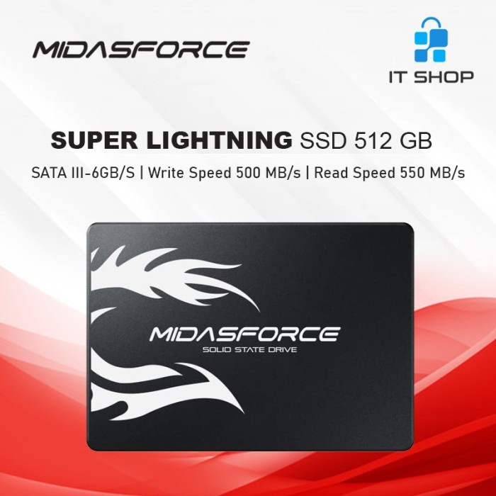 【CATM】Midasforce SSD Superlightning 512GB