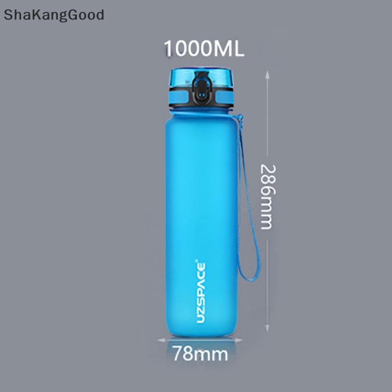 Botol Air Olahraga Selip New 1000ml BPA Free Portable Anti Bocor Shaker bottle Plastic Drinkware Protein Shaker SKK