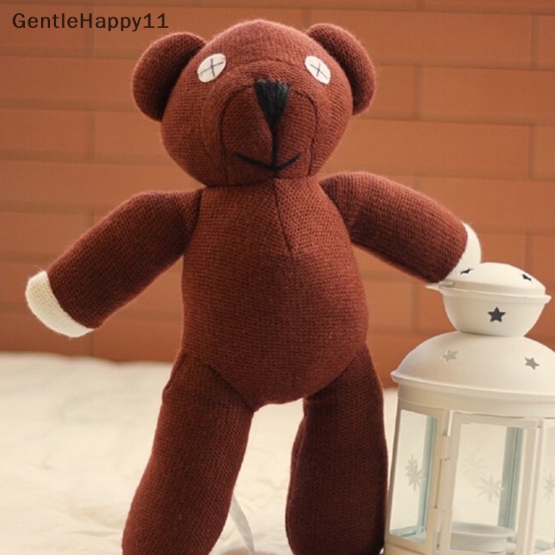 Gentlehappy 23 cm Mr Bean Teddy Bear Animal Boneka Mainan Mewah Lembut Kartun Coklat Figure Boneka id