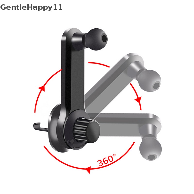 Gentlehappy Car Air Vent Mount 17mm Kepala Bola Outlet Udara Mobil Klip Ultra Stabil Phone Holder id