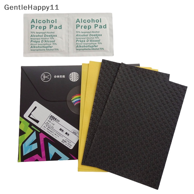 Gentlehappy 2Pcs 7.5 * 11cm Universal Non-slip Diy Pad Mouse Stiker Non-slip Mouse Skates Gaming Mouse Stiker Cut Diy id