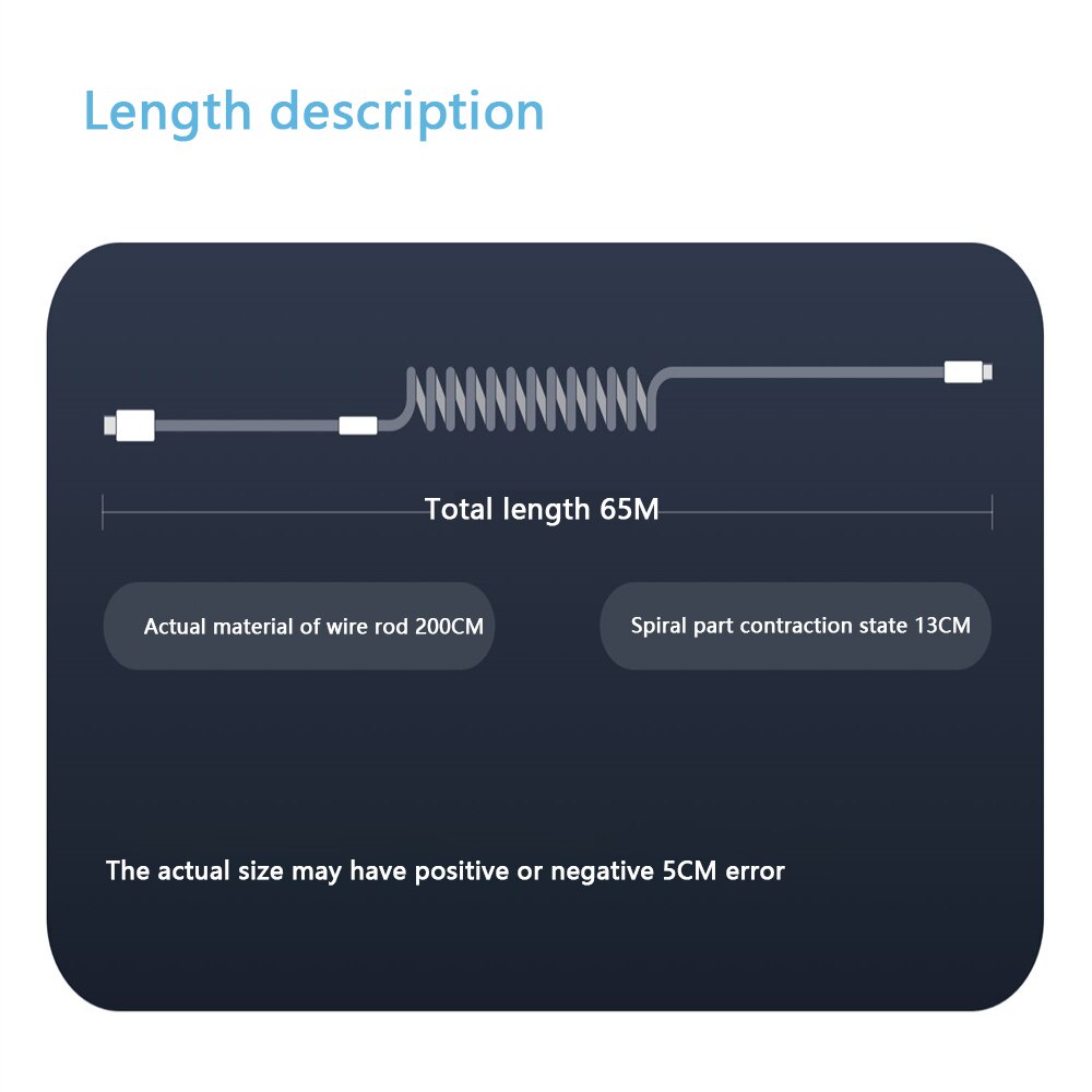 3a Kabel Pengisian Cepat Yang Dapat Ditarik Paduan Aluminium PD Charging Cable Kabel Data Untuk android ios