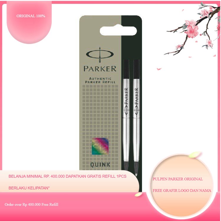 

Parker Refill Rollerball / Signpen Black M Double Blister