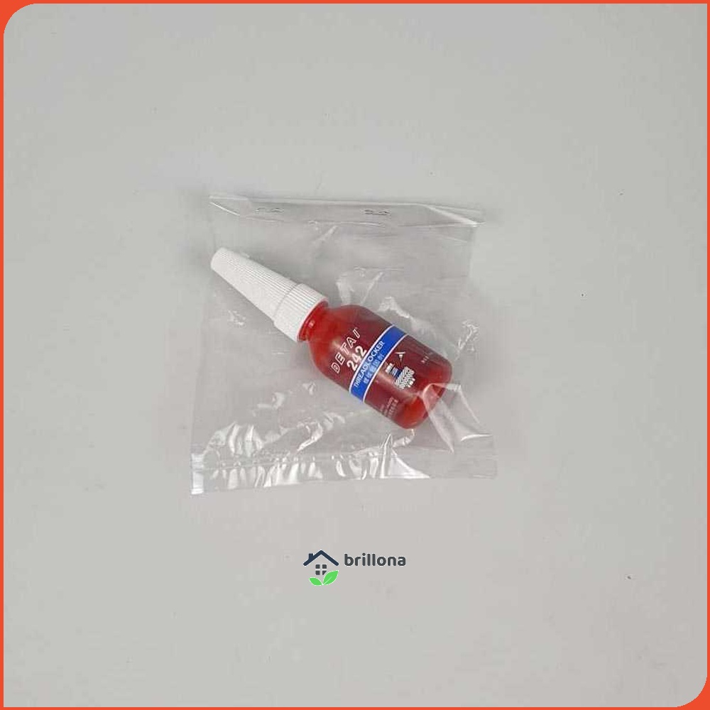DETAI Cairan Liquid Threadlocker Blue Anaerobic Sealant Glue 10ml - 242