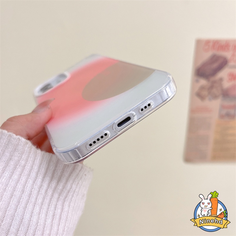 Casing Kompatibel untuk iPhone 14 13 12 11 Pro Max X Xr Xs Max 8 7 Plus SE 2020 Ins Seni Geometris Halo Pewarna Casing Ponsel Tahan Guncangan Silikon Soft Case Penutup Pelindung Lensa Lubang Besar