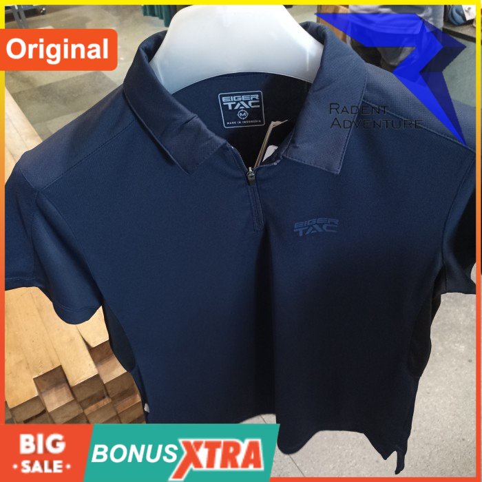 Kaos Eiger Polo Cewek GLISENTI SS WS Polo Shirt 91000 8496 Original