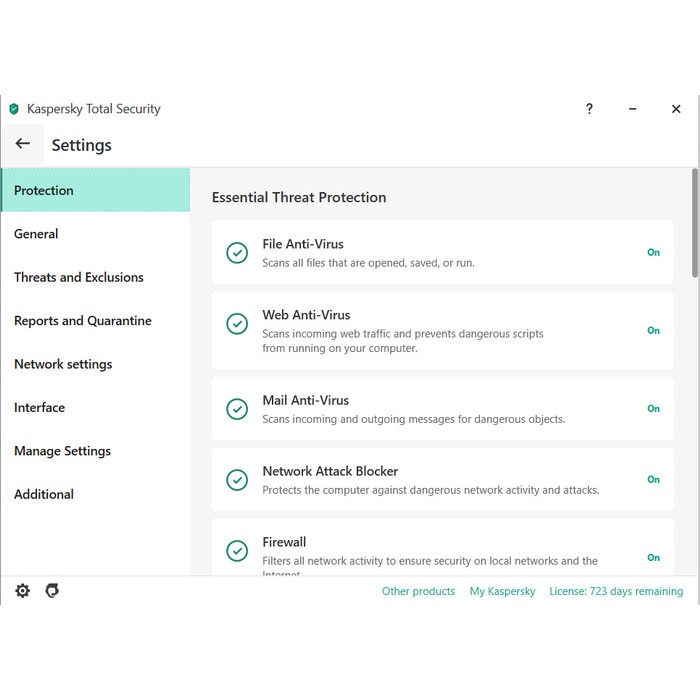 Antivirus Kaspersky Total Security - 1 DEVICE 1 THN, TOTAL SECURITY