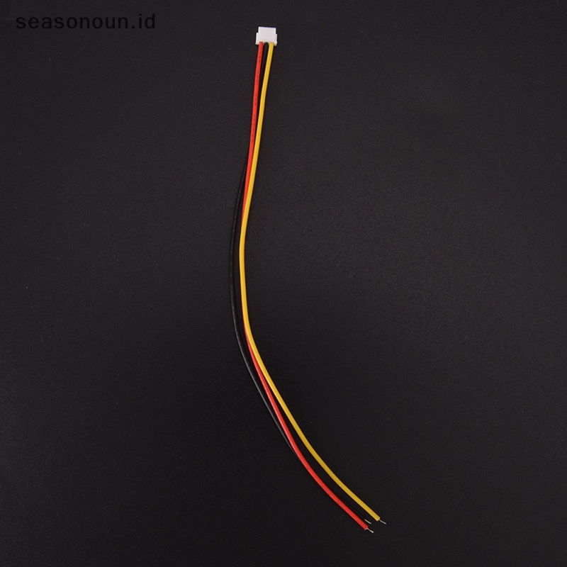 Seasonoun 10PCS Konektor JST Mini Micro ZH 1.5mm 3-Pin Dengan Kawat.