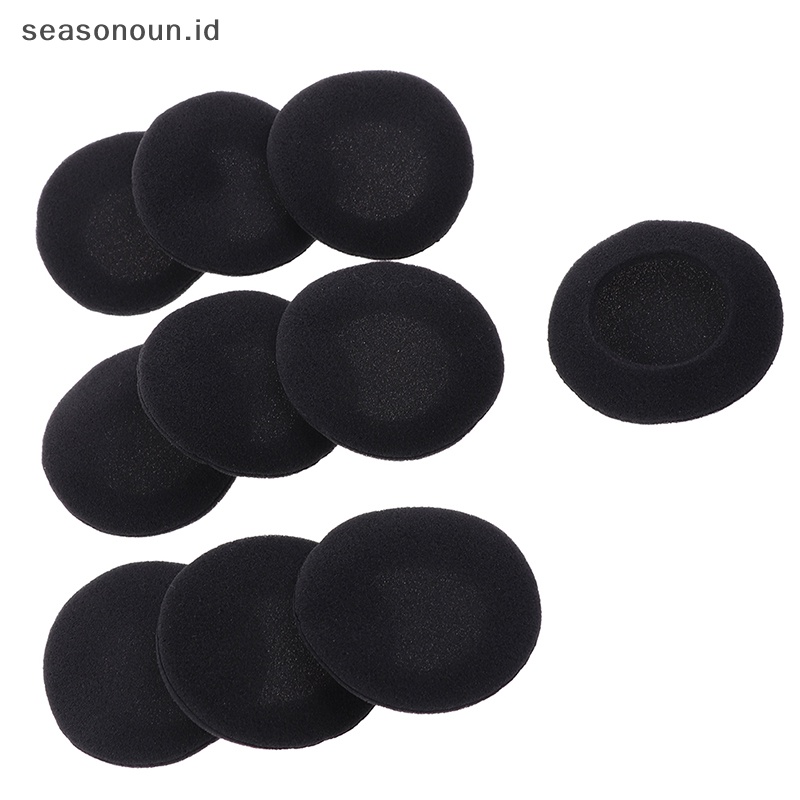 Seasonoun 10pcs 5cm Pengganti Ear Pad Earpads Spons Busa Empuk Bantal Untuk PC131 PX100.