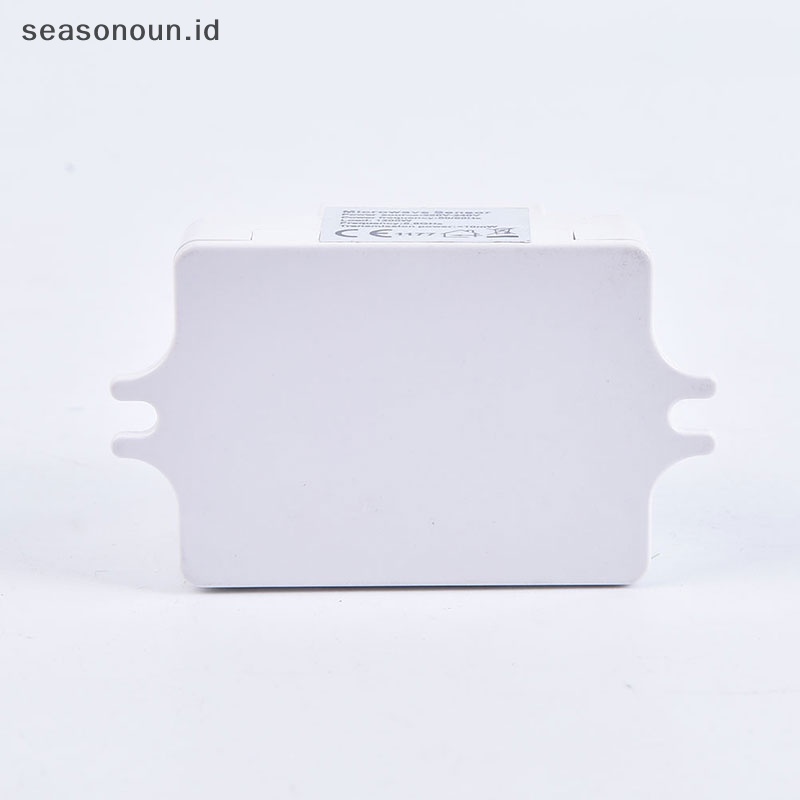 Seasonoun Saklar Sensor Microwave 5.8ghz HF 220V LED 360derajat Radar Sensor Gerak Body.