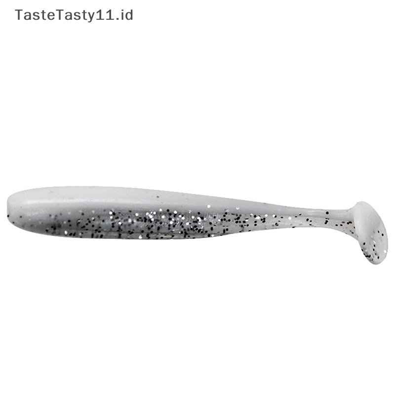 Tastetasty T Tail Worm Soft Lures Easy Shiner Umpan Lembut Buatan Bau Ditambahkan Untuk Bass Mancing Wobblers.