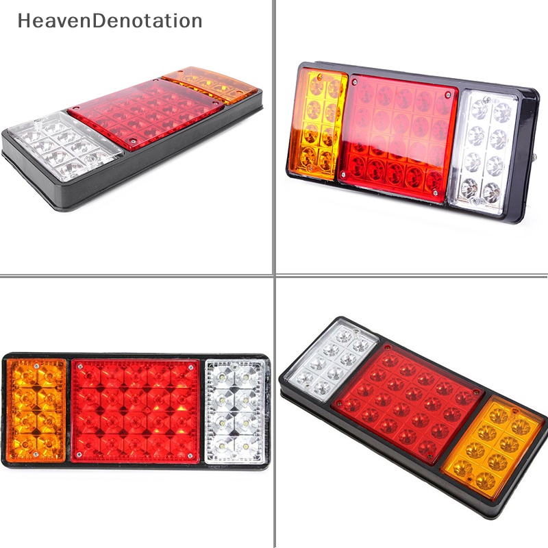 [HeavenDenotation] 12v 36LED Rear Tail Light Rem Stop Indikator Lampu Trailer Truk Van Caravan HDV