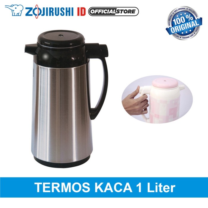 Zojirushi Handy Pot AFFB-10S Stainless 1L | Termos Air Kaca