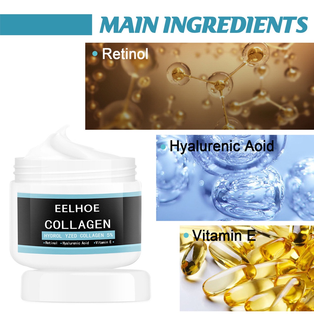 EELHOE COLLAGEN Krim Anti Penuaan dan Kerutan untuk Wajah Pria