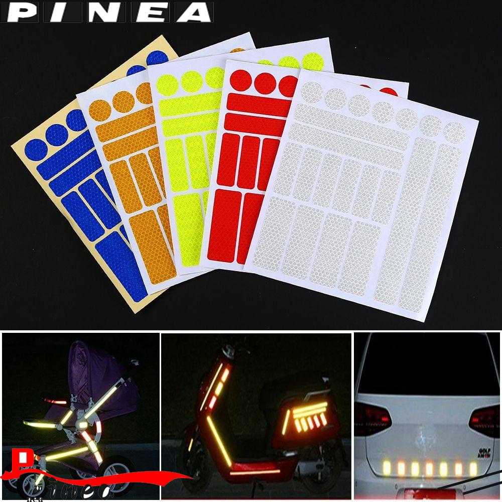 Stiker Reflektif Sepeda Nanas Waterproof Neon Night Safty Warning Wheel Rim Sticker