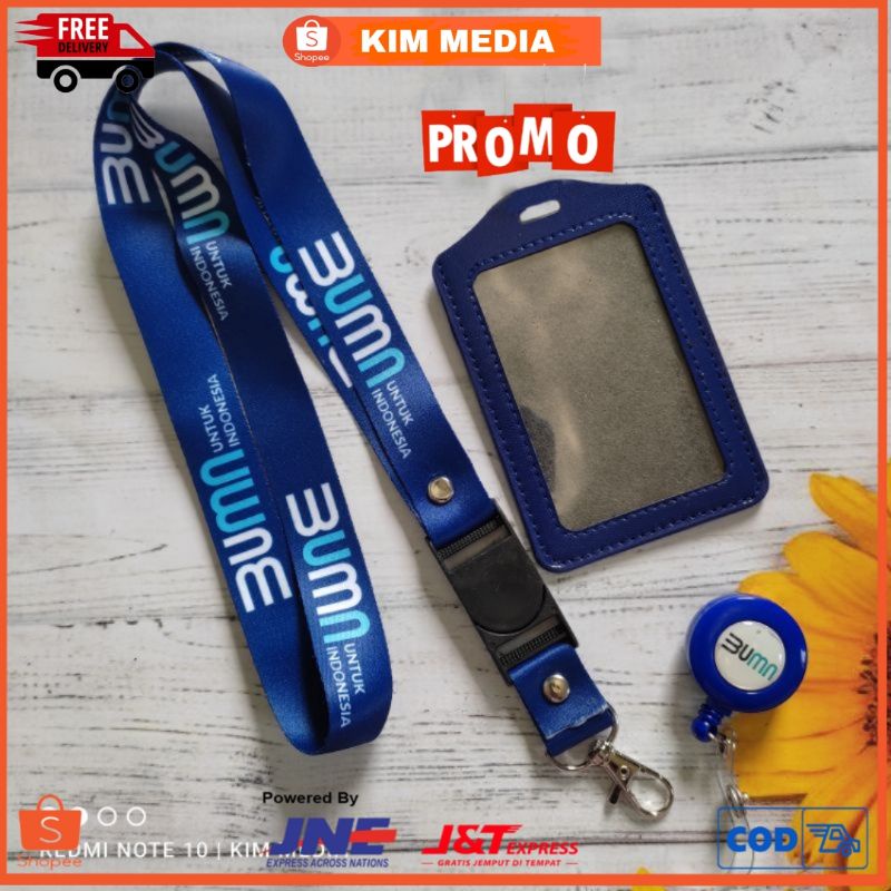 

Tali ID CARD BUMN 2021 Lanyard BUMN 2021 full print ecer ready
