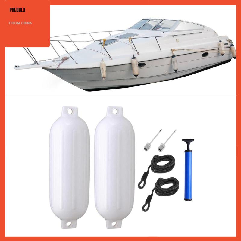 [Predolo] 2x Marine Boat Fenders 4.5 ''x16'' Bemper Kapal Untuk Docking Aksesoris Kapal