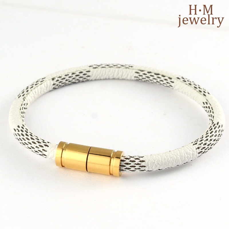 Gelang Tali Bunga Bucket Magnet Fashion Mewah Terjangkau Suction Magnetic Snap Opening Bracelet