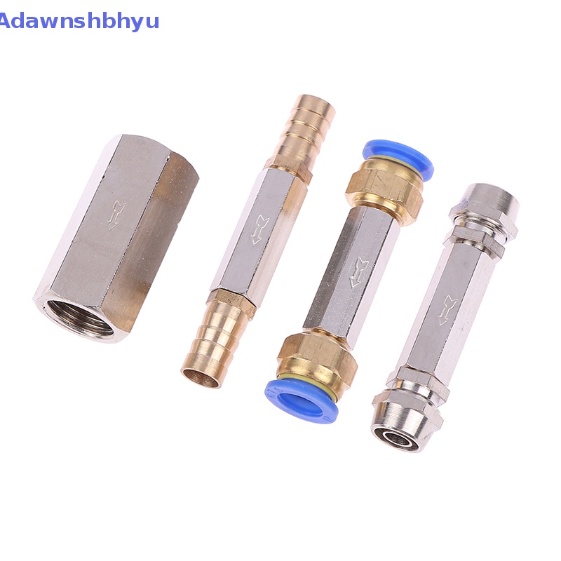 Adhyu Pneumatic Check Valve OD Selang One Way Valve Pipa Kompresor Angin Fitg Adapter ID