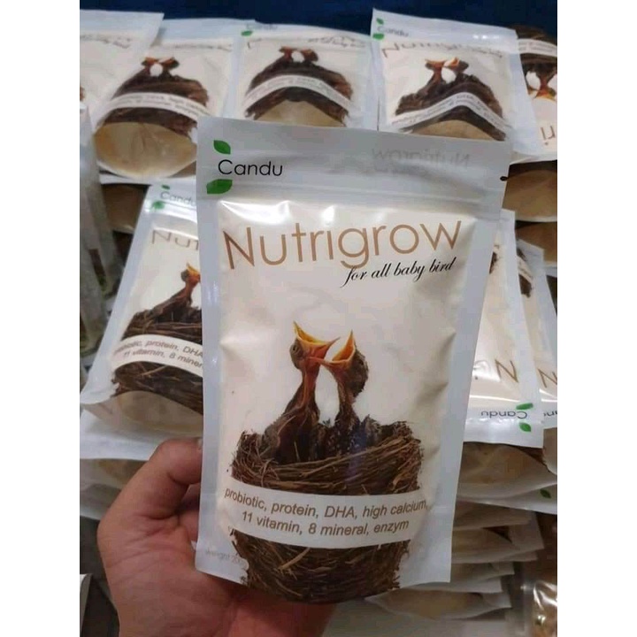 

JUAL NUTRIGROW NUTRI GROW BUBUR PAKAN MAKANAN ANAKAN ANAK PIYIK BURUNG LOLOHAN LOLOH SPET SUAP SEMUA JENIS BURUNG SEMANTI BIRDSHOP DIJAMIN ASLI LANGSUNG DISTRIBUTOR