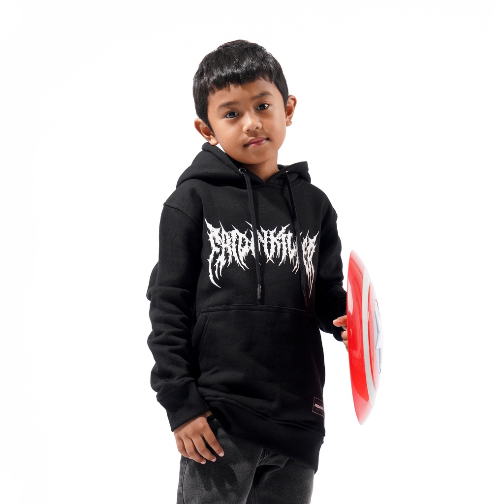 JAKET HOODIE ANAK ANAK FRIDAY KILLER | OSLO KIDS BLACK HOODIE