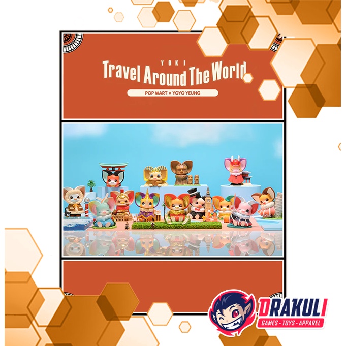 Toys Pop Mart Yoki Travel Round The World Series (Assorted)