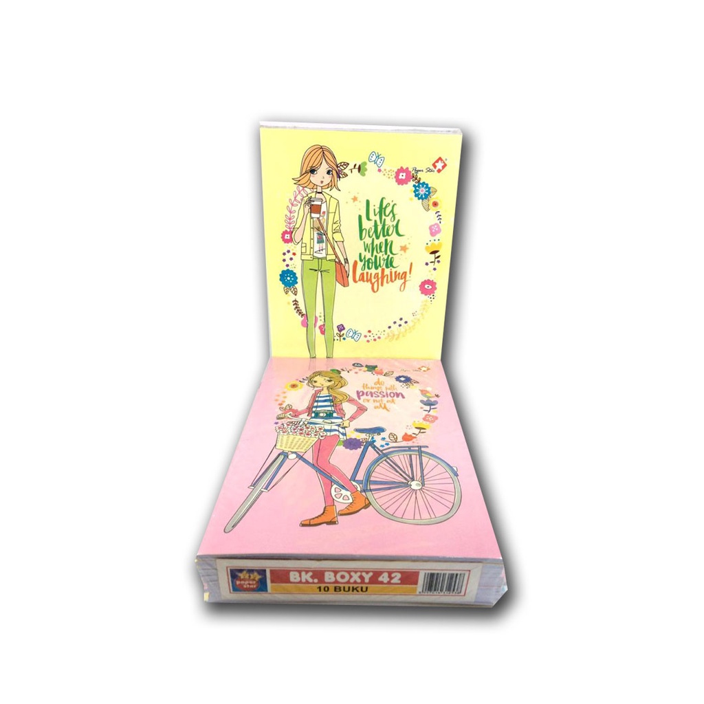

Paper Star Boxy Buku Tulis Boxy 42 Lembar [1 Pack] Buku Besar B5 Catatan Sekolah 1 Pak