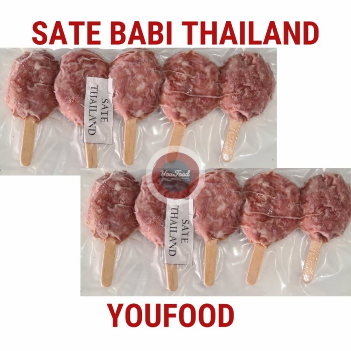 

Daging Babi SATE THAILAND - Sate Khas Thailand