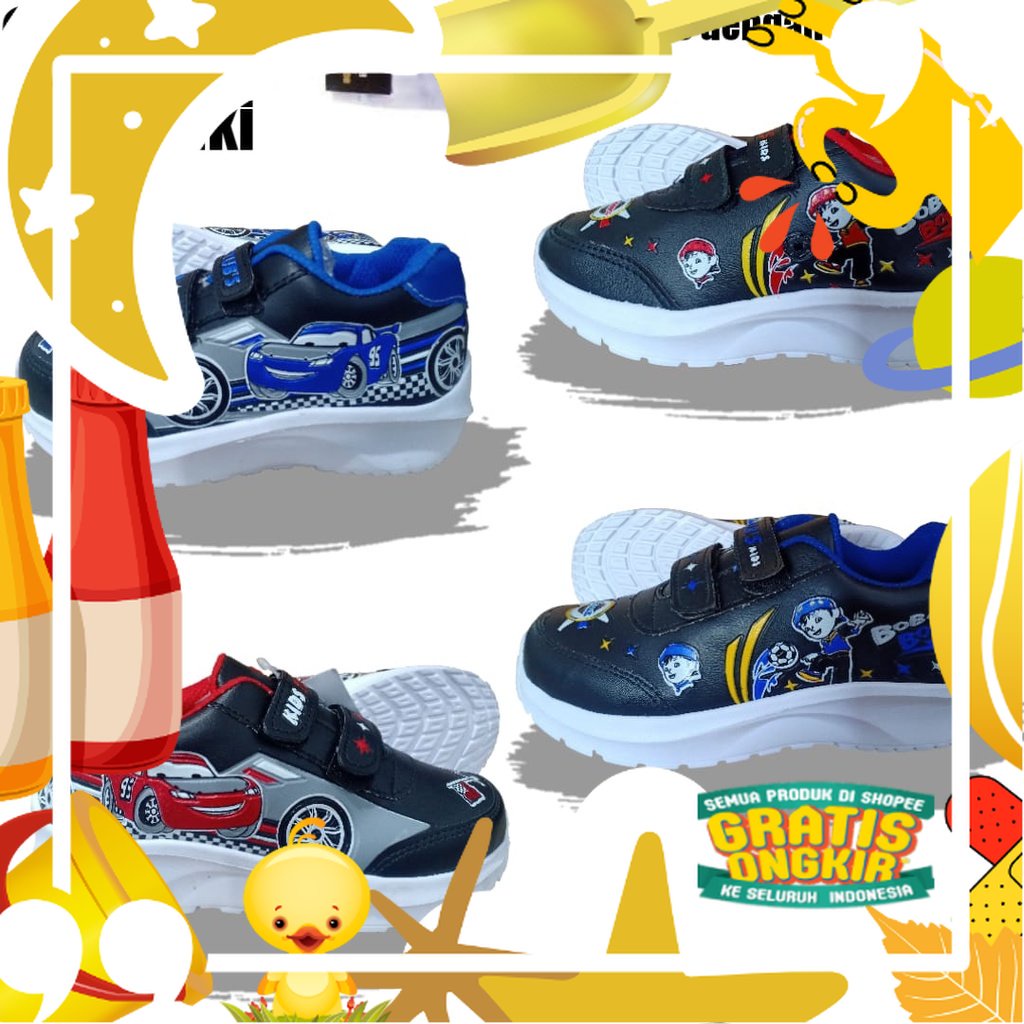 Sepatu Anak Laki Laki Karakter Boboiboy Sepatu Anak Laki Laki Murah Umur Usia PAUD TK SD Kelas 1 2 3