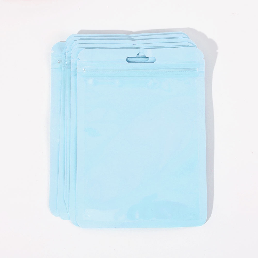 [HOT Sale] Kantong Penyimpanan Transparan Sealing Organizer Warna Warni Serbaguna Reusable Plastik Menebal Sealing Bag Anti-Oksidasi Serbaguna Portable