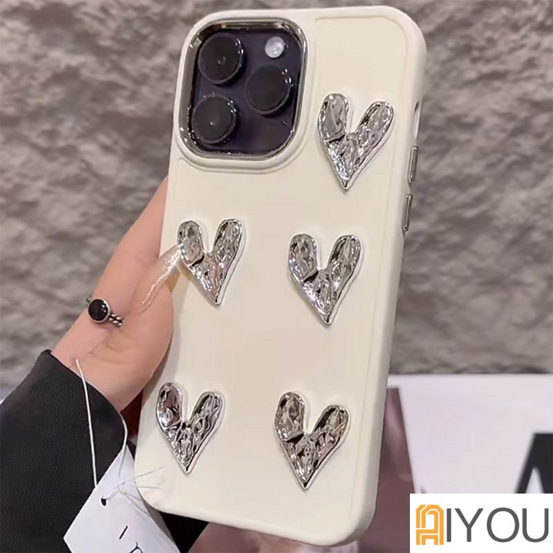 Casing iPhone Cinta Lipit Electroplated Simple Untuk Iphone7 8 7P X XS XR 11 11ProMax 12 12Pro 12ProMax 13 13Pro 13ProMax 14Pro TPU Silikon Anti Jatuh Soft iPhone 11 Case 14ProMax