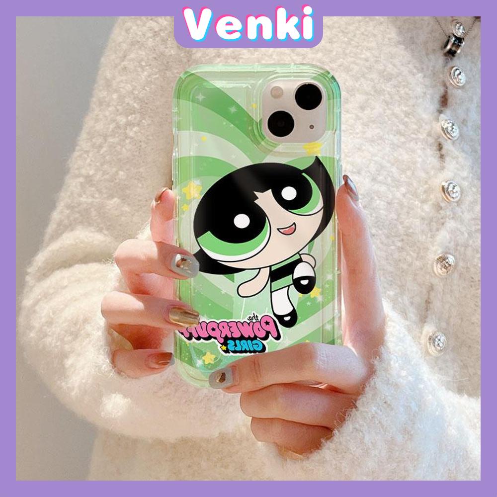 VENKI - For iPhone 11 Case Clear Phone Case TPU Soft Case Airbag Shockproof Protection Camera Cute Little Girl Compatible with iPhone 14 13 Pro Max iPhone 12 Pro Max XR XS 7 8Plus