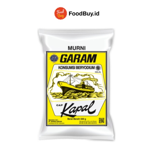 

Garam Murni Cap Kapal Beryodium 250 ml