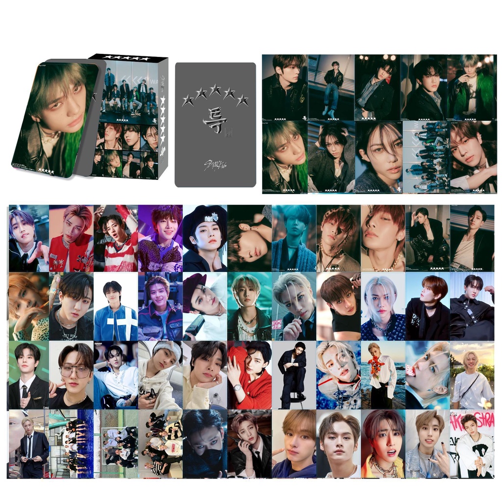 55pcs/box Album STRAY KIDS 5-STAR Photocards TOPLINE Lomo Kartu Straykids Kpop Postcards