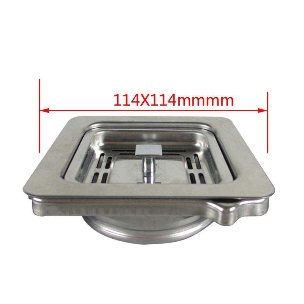 Aksesoris Disposer Sampah 114mm Stainless Steel Adaptor Anti Sumbat