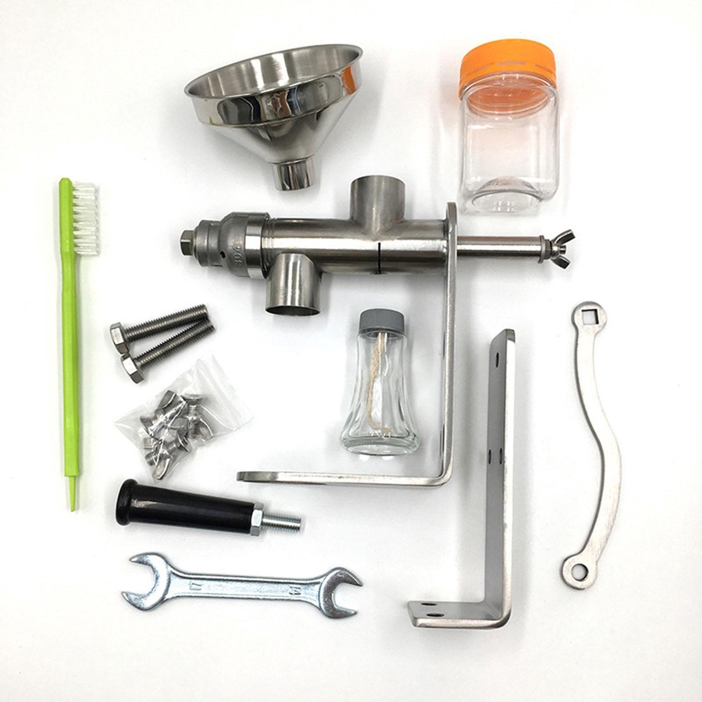 Mesin Press Minyak Manual Oil Extractor Peanut Stainless Steel Expeller Minyak