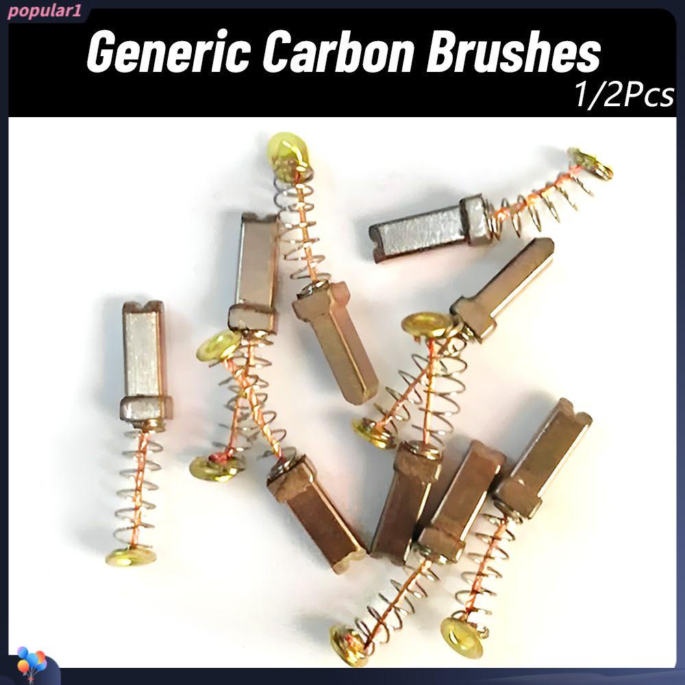 Populer1/2pcs Bor Mini Kualitas Tinggi 4.6 * 4.6 * 12mm Perkakas Tangan Generik Carbon Brushes