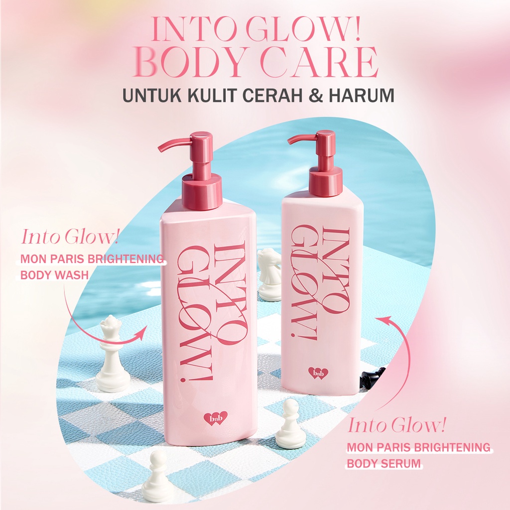 BNB Barenbliss Into Glow! Mon Paris Brightening Body Wash - Sabun Mandi Cair untuk Mencerahkan Kulit | YES COSMETIK