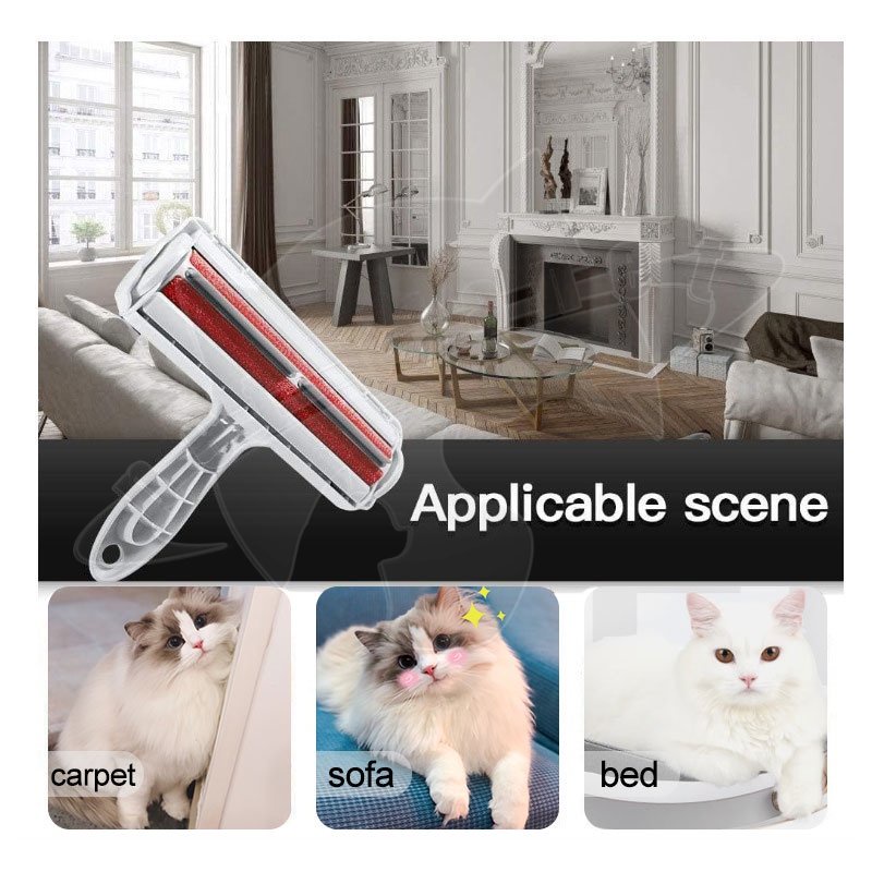 Pembersih Bulu Kucing/Anjing PET HAIR REMOVAL yaitu Lint Roller Portable Jangka Panjang (Lifetime Use) untuk Pembersih Baju/Pakaian, Sofa, Tempat Tidur dll